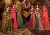 Victoria Vol 7 By Saroj Swarovski Organza Designer Sarees Wholesale Shop In Surat